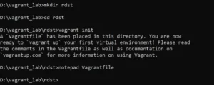 Início Vagrant